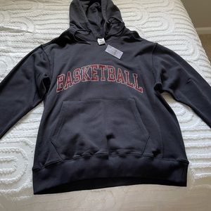 Basketball Skateboards oversized black sweatshirt